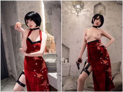 85714-稀有露脸 高端ACG业界女神爆机少女▌喵小吉▌经典Cos《生化危机》艾达王赤裸诱.jpg