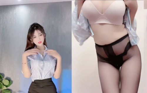 73811-最新快手爆料，高挑女神級白皙御姐【潔寶寶】定制福利，高跟絲襪自X揉奶騷軀扭動.jpg