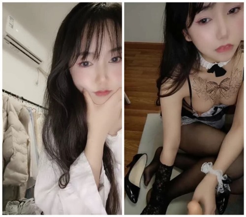 87274-女神蕾丝装极品反差，黑丝小骚逼，最淫荡~跳蛋自慰道具贴墙插爽晕 (1).jpg