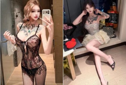 87607-顶级露脸御姐『琳琳』胸上纹身精神小妹 私拍流出，外人眼中的女神私下就是一只.jpg