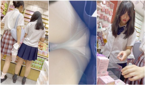 88323-商场抄底JK肉色丝袜极品学妹趁弯腰直接把镜头插进进去贴着屁屁拍粉色内内(高清版) (1).jpg