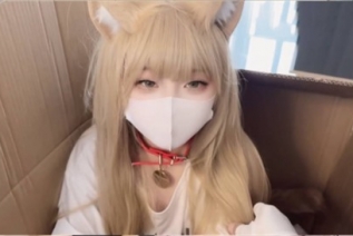73449-人形猫娘特殊快递喵酱的淫穴 淫荡喵酱被当成玩物一样 随意抽插