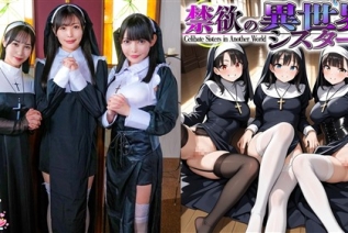 [モザイク破壊]STCVS-043 【禁欲の異世界シスターズ】①女しかいない世界に召喚？修道院長によるフェラ抜