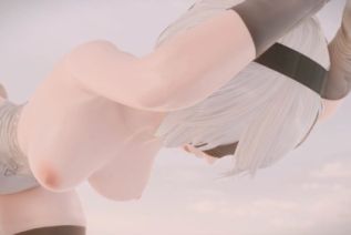 70788-Z1g3D 2401：阿什莉+2B+黑百合+天使+D.Va 黑丝蜜桃翘臀后入