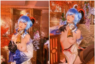 85211-罕见露脸露点极品CosPlay爆机少女【喵小吉】五月新作《原神甘雨》超魅COS萝莉粉穴