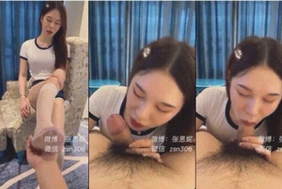 60780-漂亮性感伪娘 想吃吗 想 舔我脚 仙女棒当然是用来被舔的 穿着体操紧身练功服被眼镜直男吃鸡啪啪