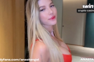 86670-P站-Anastangel=红色情欲天使面容-超绝女孩在她老公到酒店前被侵犯