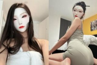 82591-ONLYFANS稀有高质量华人极具反差感留学生「哀伤小姐」「Sad Miss」极品美腿模特身材面具女【第二弹】