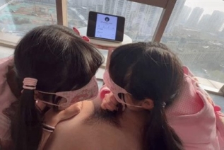 76825-一线天馒头穴两位极品好姐妹性福时光