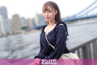 [モザイク破壊]200GANA-3353 マジか⁈河川敷にこんな可愛い子が！猫系女子をガチ軟派！敏感な首スジを責