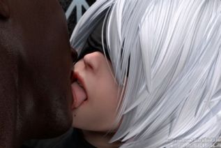 68874-BlackBirdNSFW 11月新作：2B 性感女神黑色巨根激情爆肏