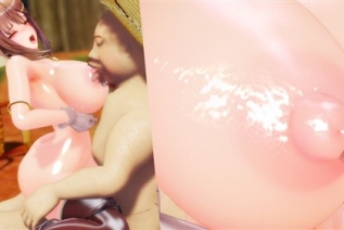 10705-[ろっぴーファンクラブ] デニムショートパンツのライザちゃんと農家